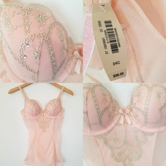 Victoria's Secret Other - Victoria's Secret Vintage Ballerina Babydoll Chemise tutu Slip Lingerie PINK NWT